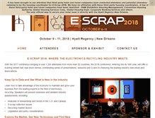 Tablet Screenshot of e-scrapconference.com